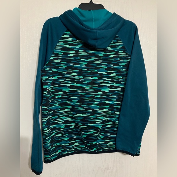 Nike Therma-Fit Pull Over Teal Hoodie - Picture 3 of 6